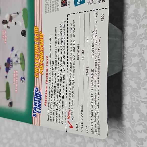 2000 Starting Lineup Torry Holt #88 St. Louis Rams NFL Figure - Picture 5 of 12